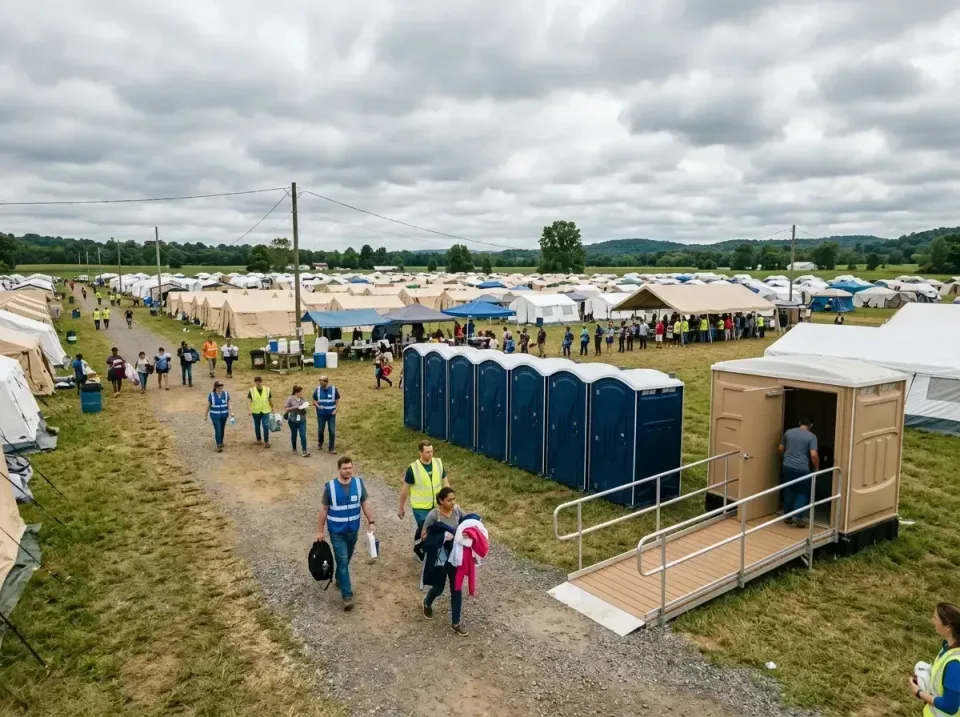 disaster-relief-camp-restrooms-010 — frequently asked questions, Dumpster & Portable Bathrooms Rental in Mexico, MO